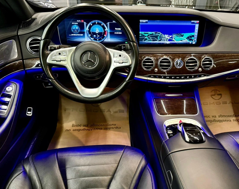 Mercedes-Benz S 350 d 4M AMG* Night* Pano* Burm* Лизинг, снимка 10 - Автомобили и джипове - 53283497