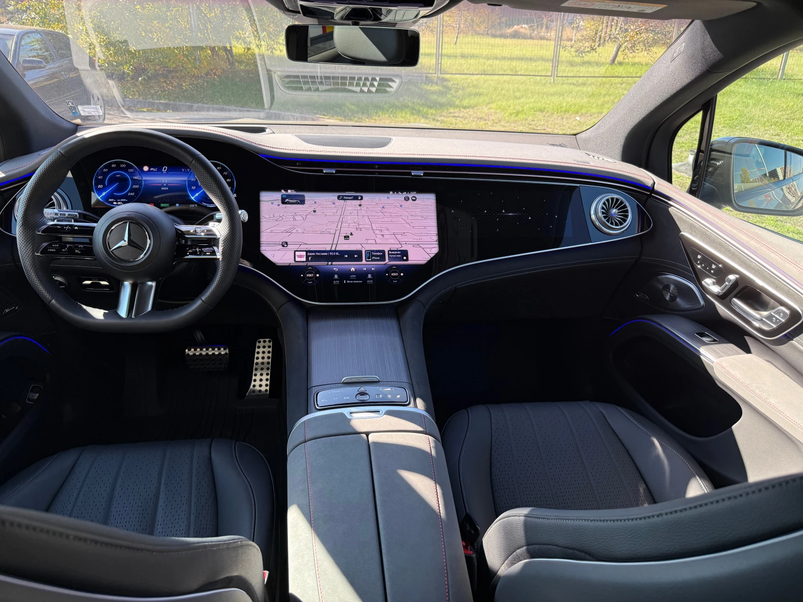 Mercedes-Benz EQS SUV AMG 450 4MATIC HYPERSCREEN   05.28. | Mobile.bg   13