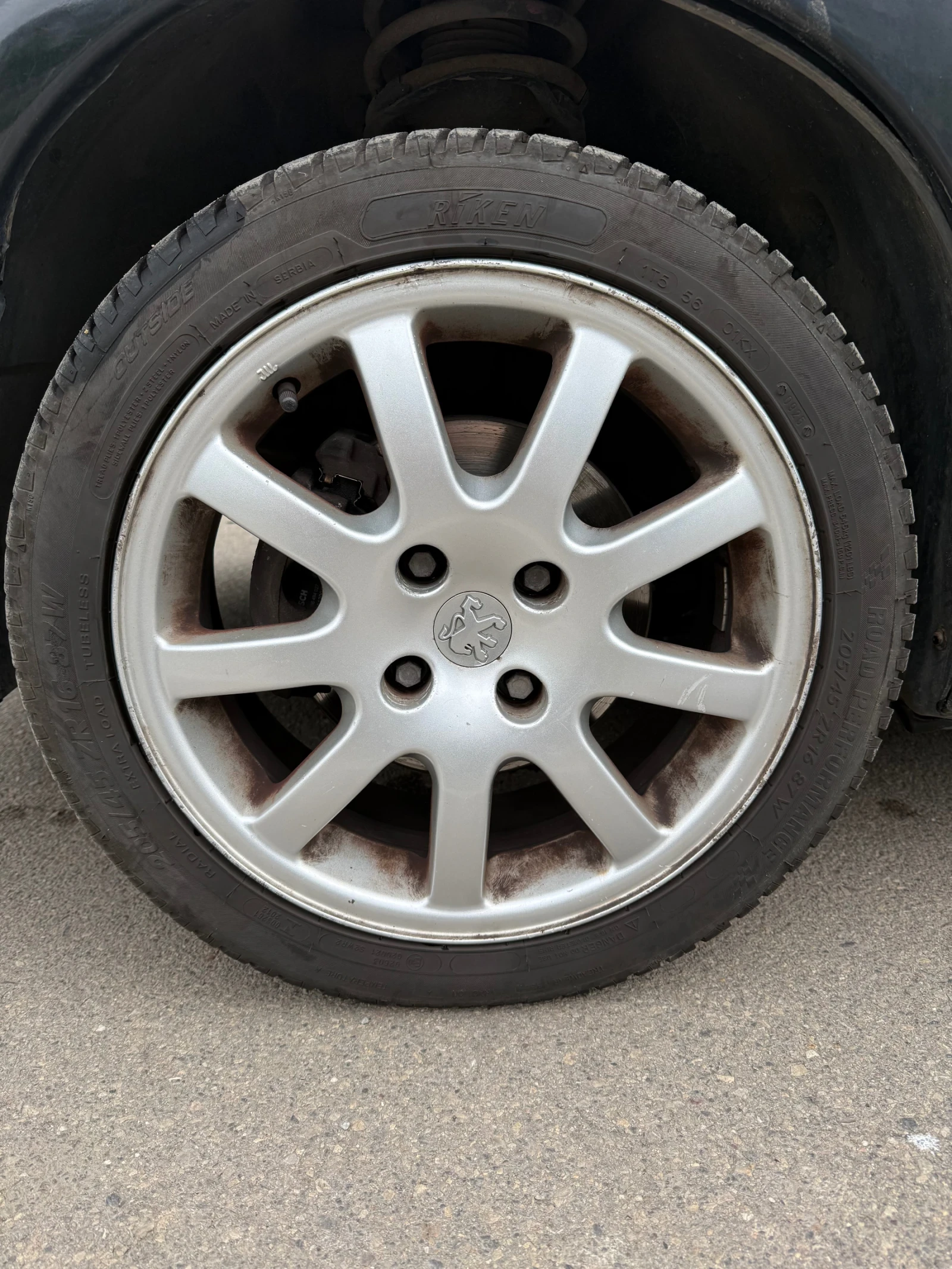 Peugeot 206 1.6 109hp, снимка 6 - Автомобили и джипове - 54478545