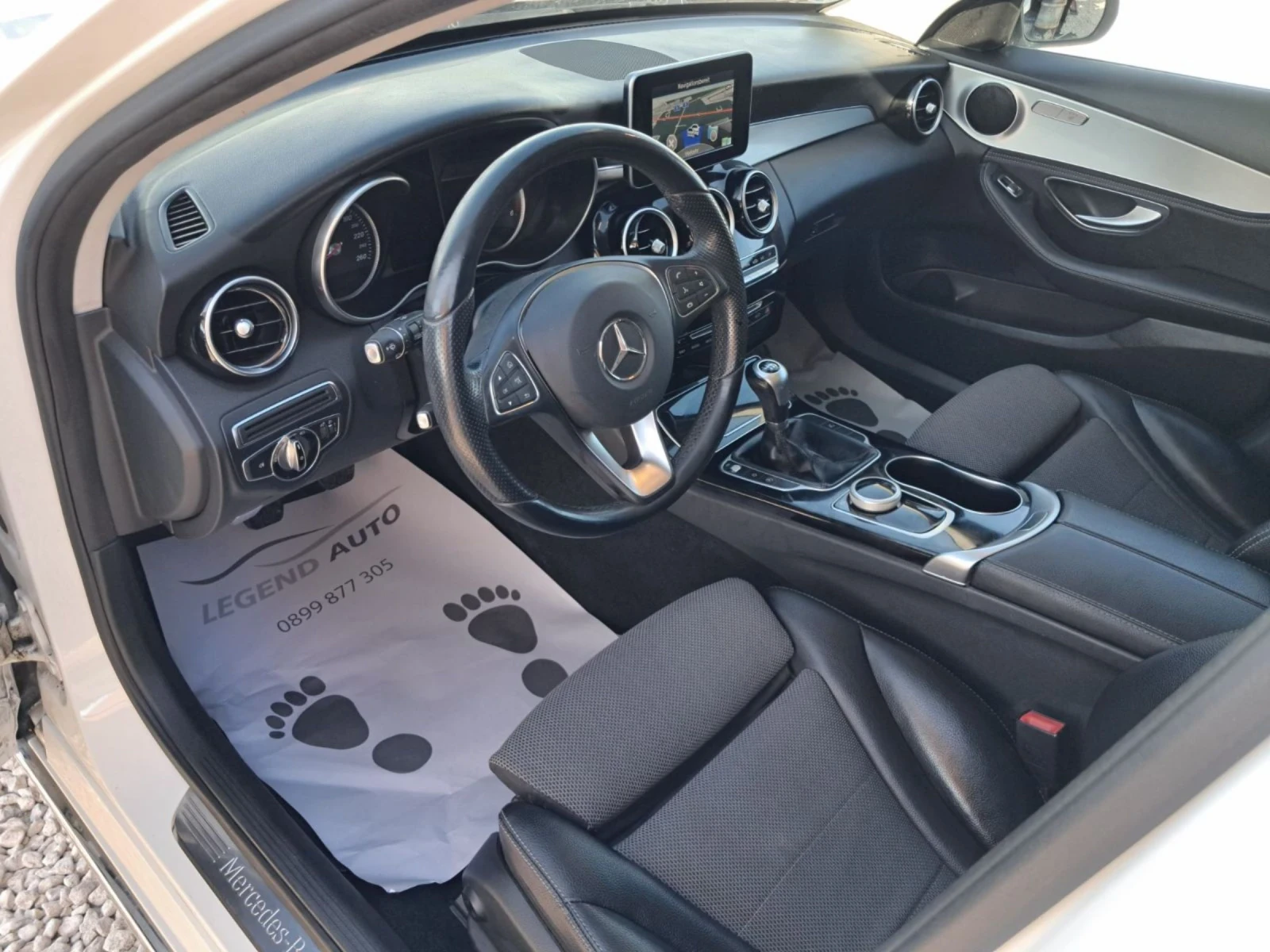 Mercedes-Benz C 220 2.2CDI AVANTGARDE, КАТО НОВА, ПАНОРАМА, НАВИГАЦИЯ, снимка 10 - Автомобили и джипове - 54883347