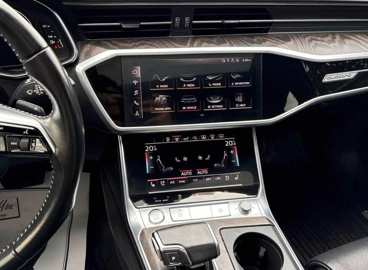 Audi A6 * ДИСТРОНИК* ОБДУХВАНЕ* ХЕД-ЪП* 360 КАМЕРА* , снимка 10 - Автомобили и джипове - 55017123
