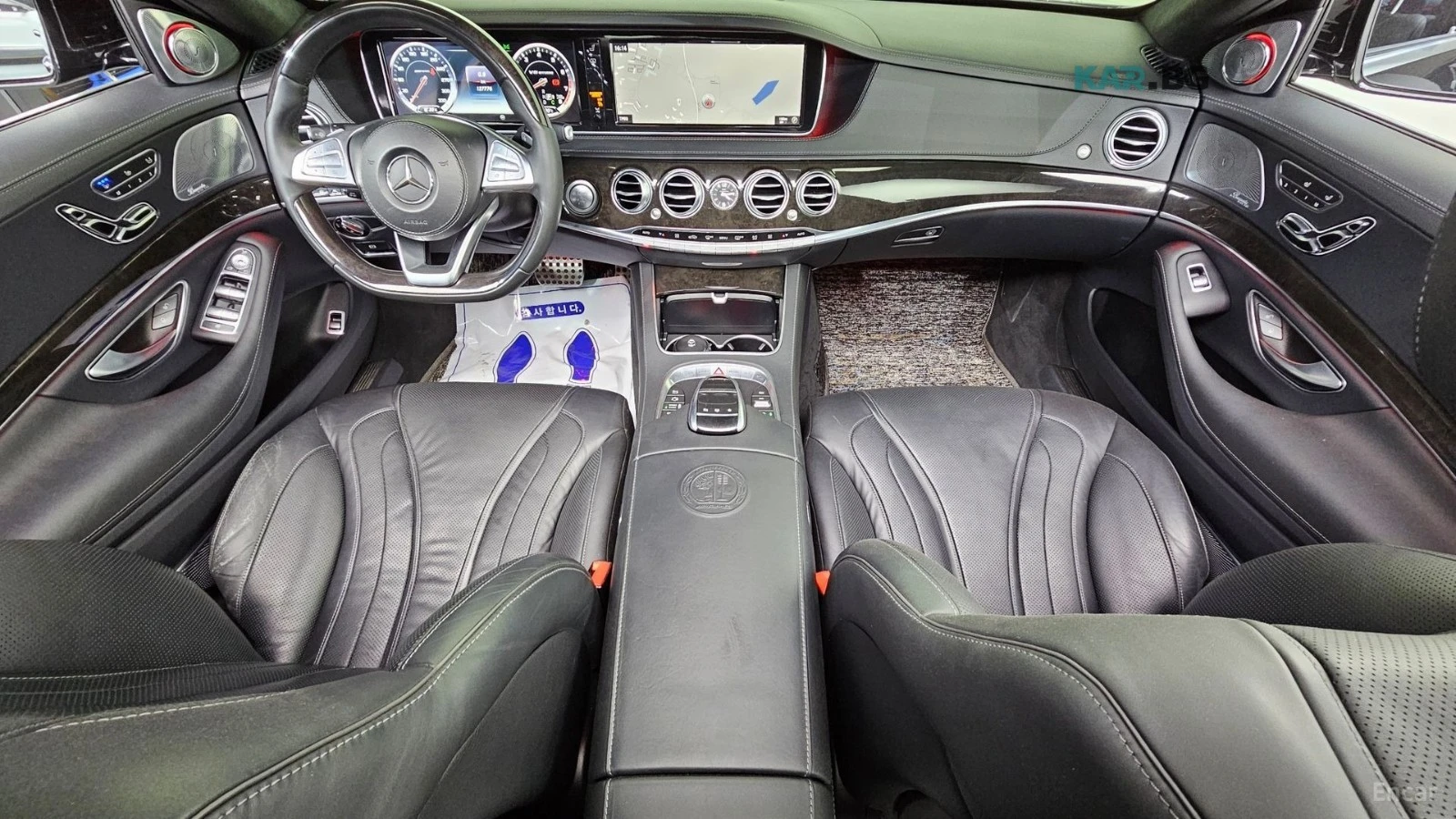 Mercedes-Benz S 63 AMG 4MATIC* HUD* 360* КОЖА* ОБДУХВ* ПАНО, снимка 5 - Автомобили и джипове - 55303858