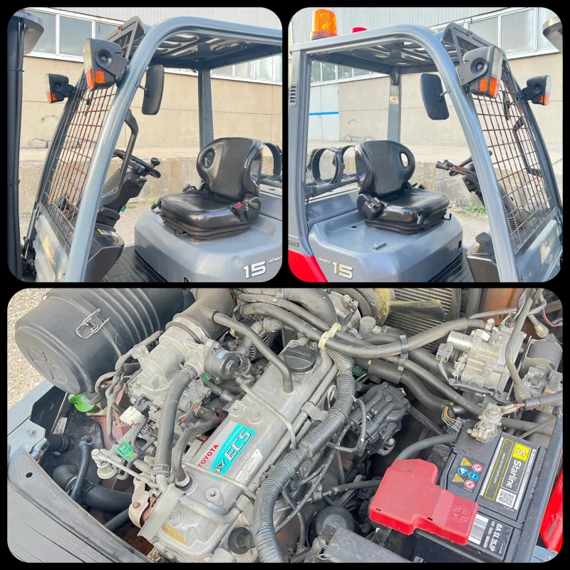 Мотокар Toyota 4м Височина на Вдигане / Газ-Бензин / Нов Модел!!!, снимка 15 - Индустриална техника - 51335828