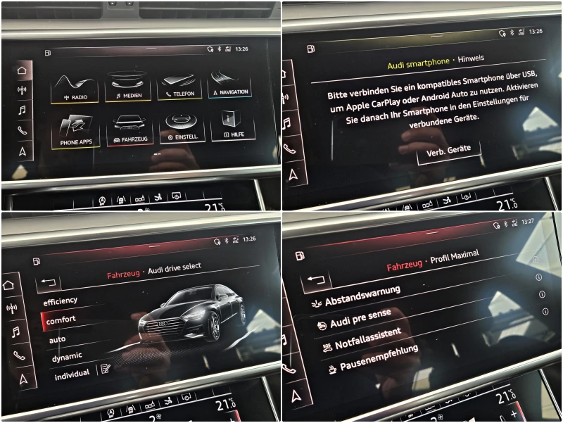 Audi A7 S7/S-LINE/GERMANY/DISTR/PANO/ПОДГРЕВ/CAR PLAY/LIZI, снимка 14 - Автомобили и джипове - 52365771