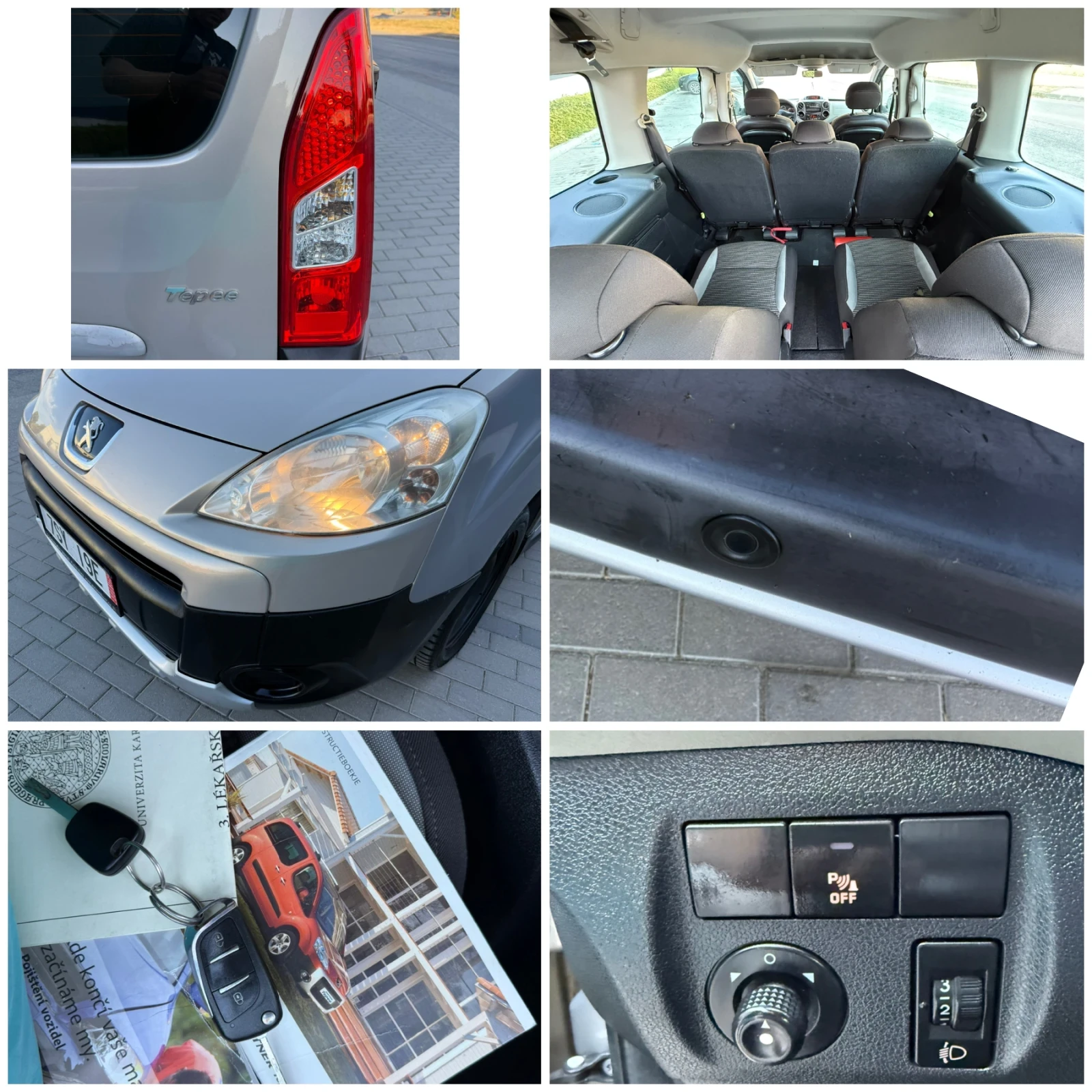 Peugeot Partner 1.6HDI 7 МЕСТА, снимка 17 - Автомобили и джипове - 56253058