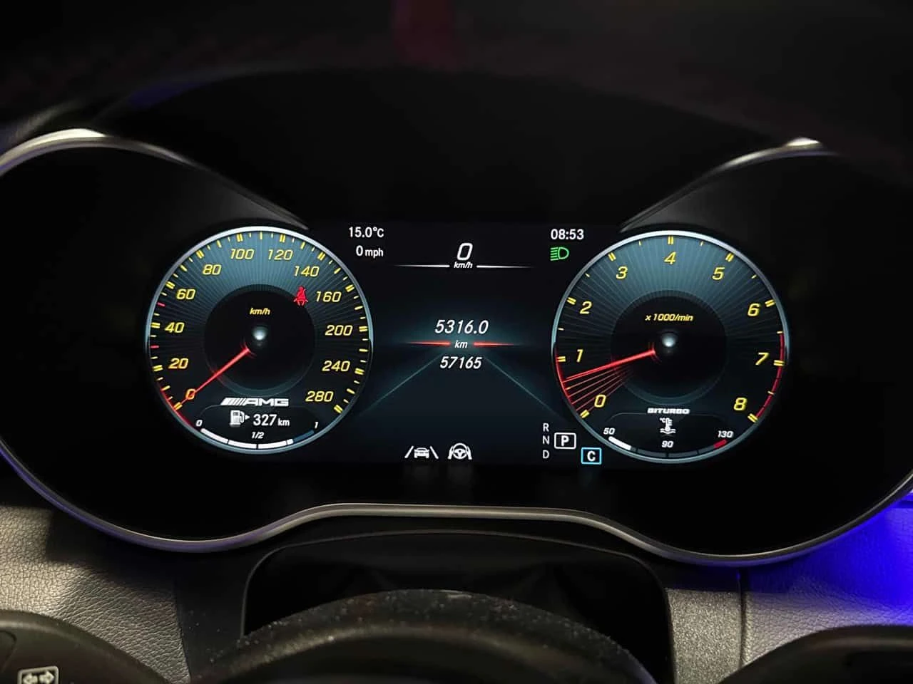 Mercedes-Benz GLC 43 AMG BURMESTER/ПАНОРАМА/360/ВТОРИ ГУМИ, снимка 8 - Автомобили и джипове - 55022403