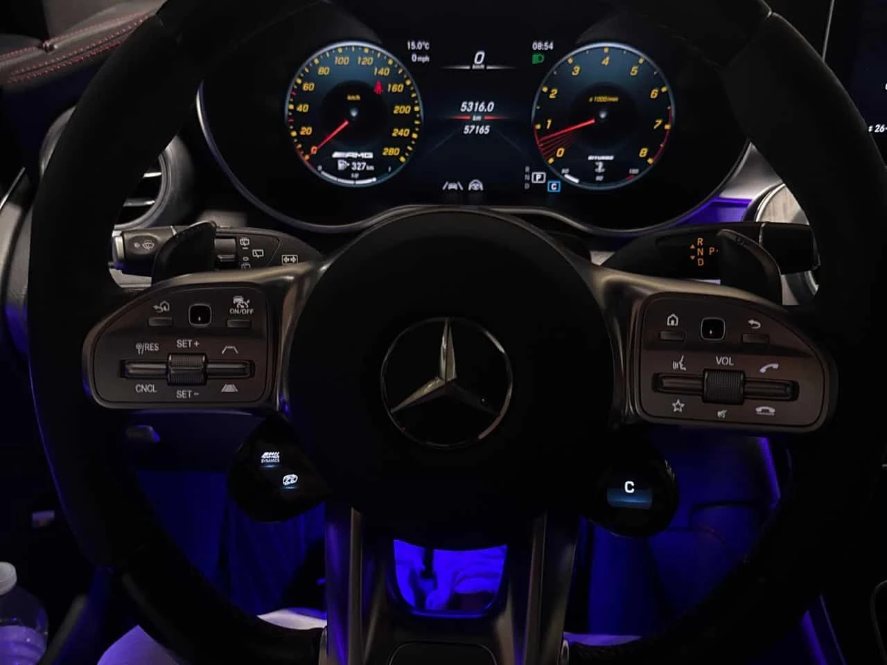 Mercedes-Benz GLC 43 AMG BURMESTER/ПАНОРАМА/360/ВТОРИ ГУМИ, снимка 10 - Автомобили и джипове - 55022403