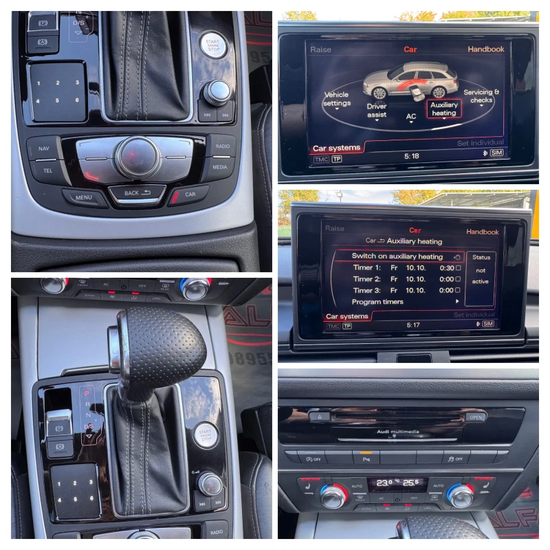 Audi A6 RS6/3.0bi-TURBO/313hp/ACTIVE SOUND/MATIX/PANO/ТОП/, снимка 16 - Автомобили и джипове - 52538236