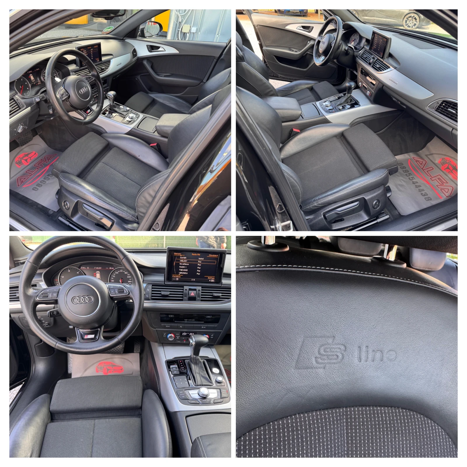 Audi A6 RS6/3.0bi-TURBO/313hp/ACTIVE SOUND/MATIX/PANO// | Mobile.bg   11