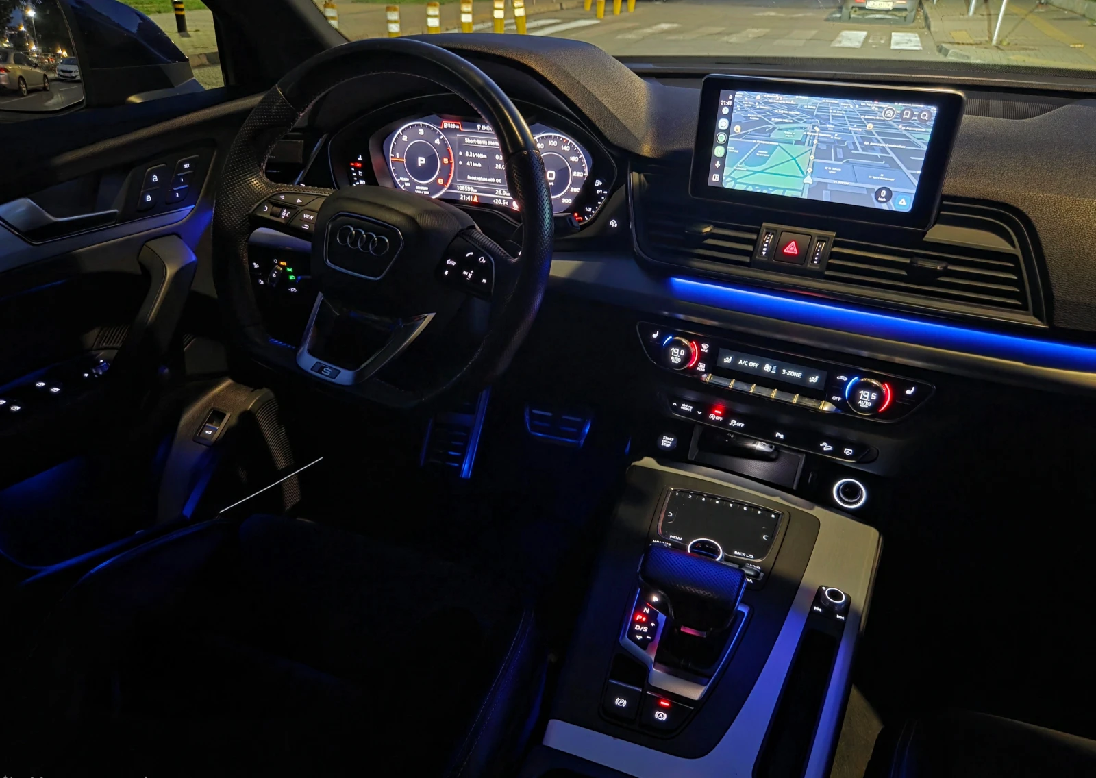 Audi Q5 4.0 TDI S LINE Панорамен покрив, снимка 9 - Автомобили и джипове - 54892447