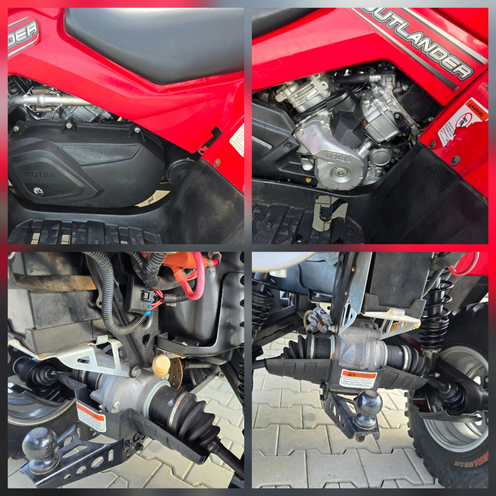 Can-Am Outlander 800ie, Лебедка+ теглич!, снимка 10 - Мотоциклети и мототехника - 54146989