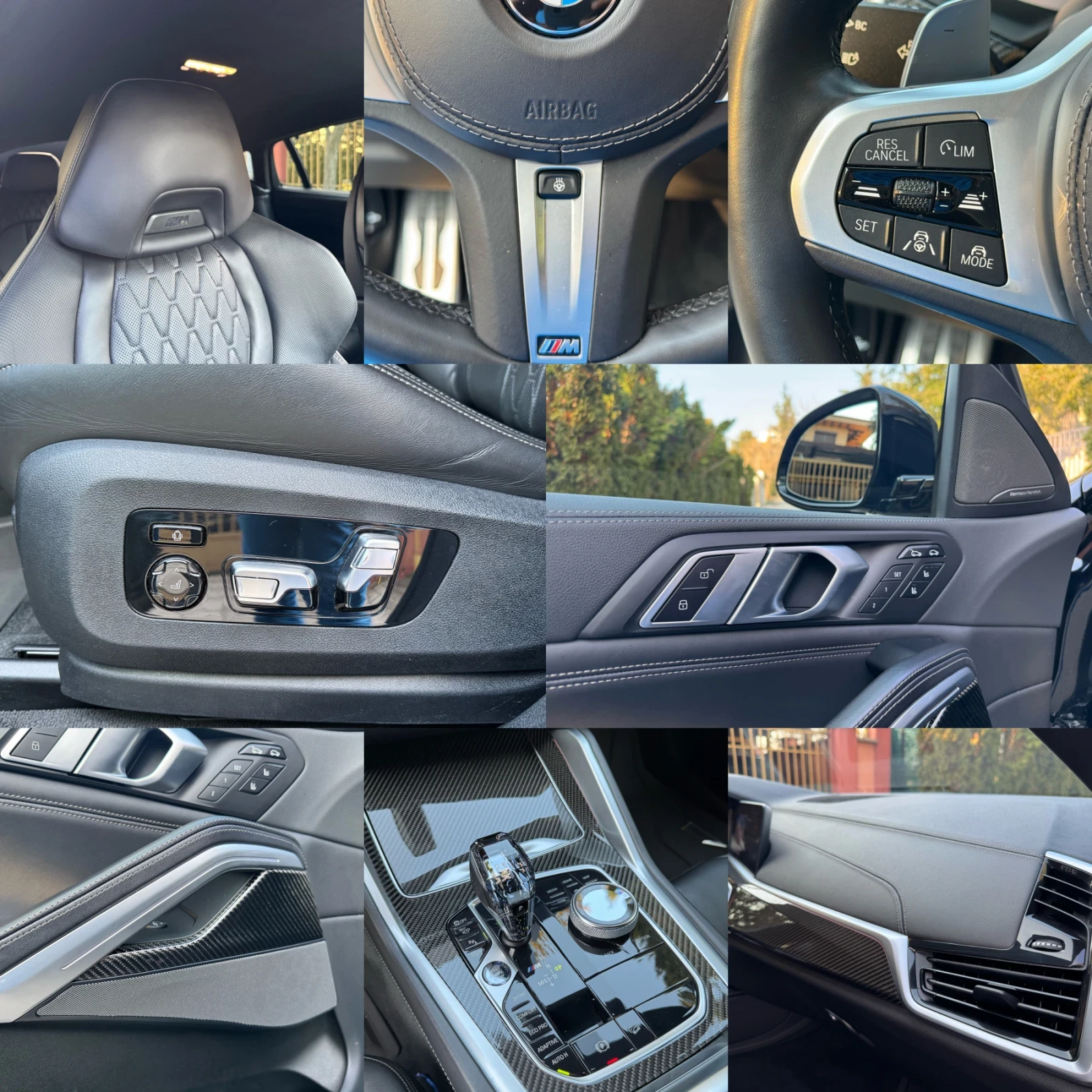 BMW X6 M50i* MPERFOTMANCE* H/K* Head Up* 360Cam* ЛИЗИНГ, снимка 16 - Автомобили и джипове - 53774145