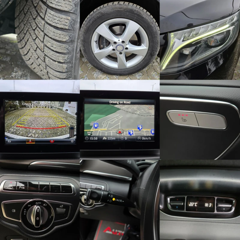 Mercedes-Benz V 220 2.2CDI-163кс/LONG/NAVI/LED/CAM/СЕРВ.ИСТОРИЯ, снимка 16 - Бусове и автобуси - 53204639
