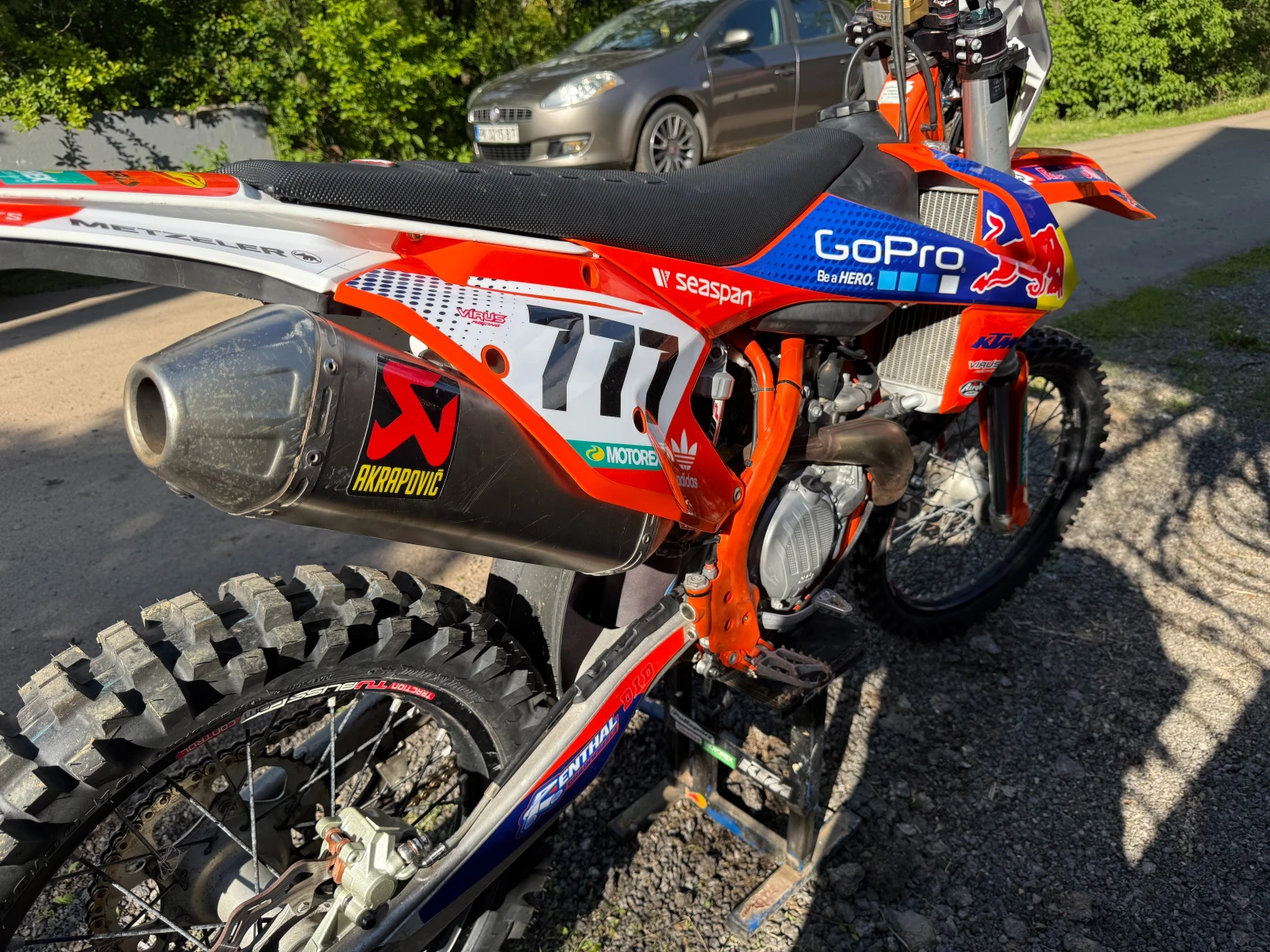 Ktm SX-F 450 НОВ ОБСЛУЖЕНО 2 х ТРАКШЪН/ЛЪНЧ ФАРОВЕ - изображение 2