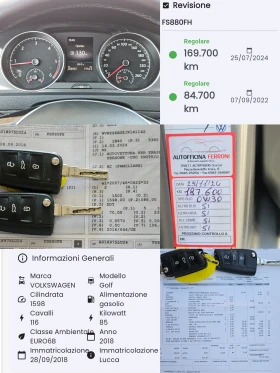 Обява за продажба на VW Golf 1.6TDI/FACE/ДИСТРОНИК/NAVI/CARPLAY/БЛУТУТ/EURO 6B ~18 500 лв. - изображение 11