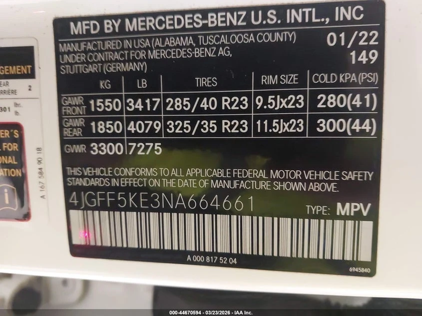 Mercedes-Benz GLS 450 3.0l 4Matic, снимка 9 - Автомобили и джипове - 54307059