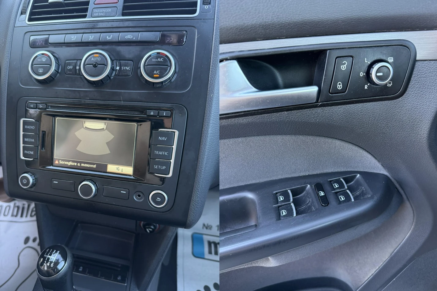 VW Touran 1.6TDI 105kc Italia, снимка 13 - Автомобили и джипове - 54944850