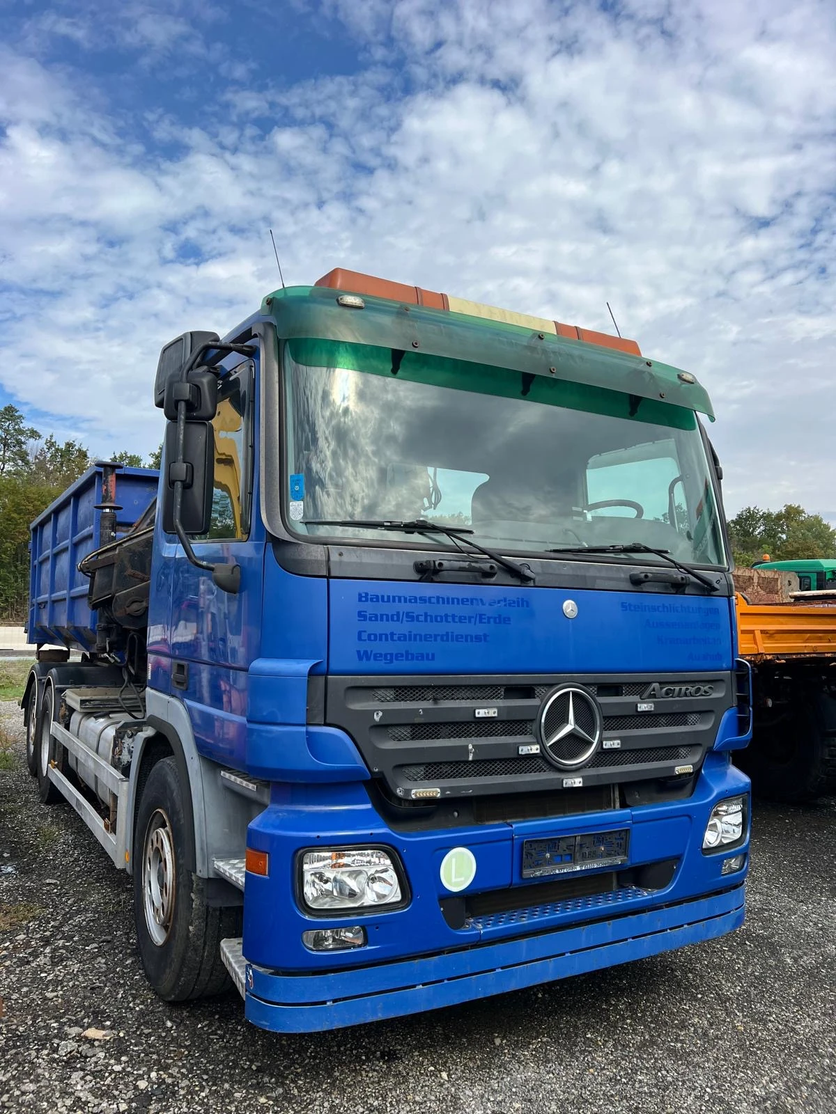 Mercedes-Benz Actros Кран, Мултилифт, Контейнер, Внос, , , , снимка 2 - Камиони - 56055229