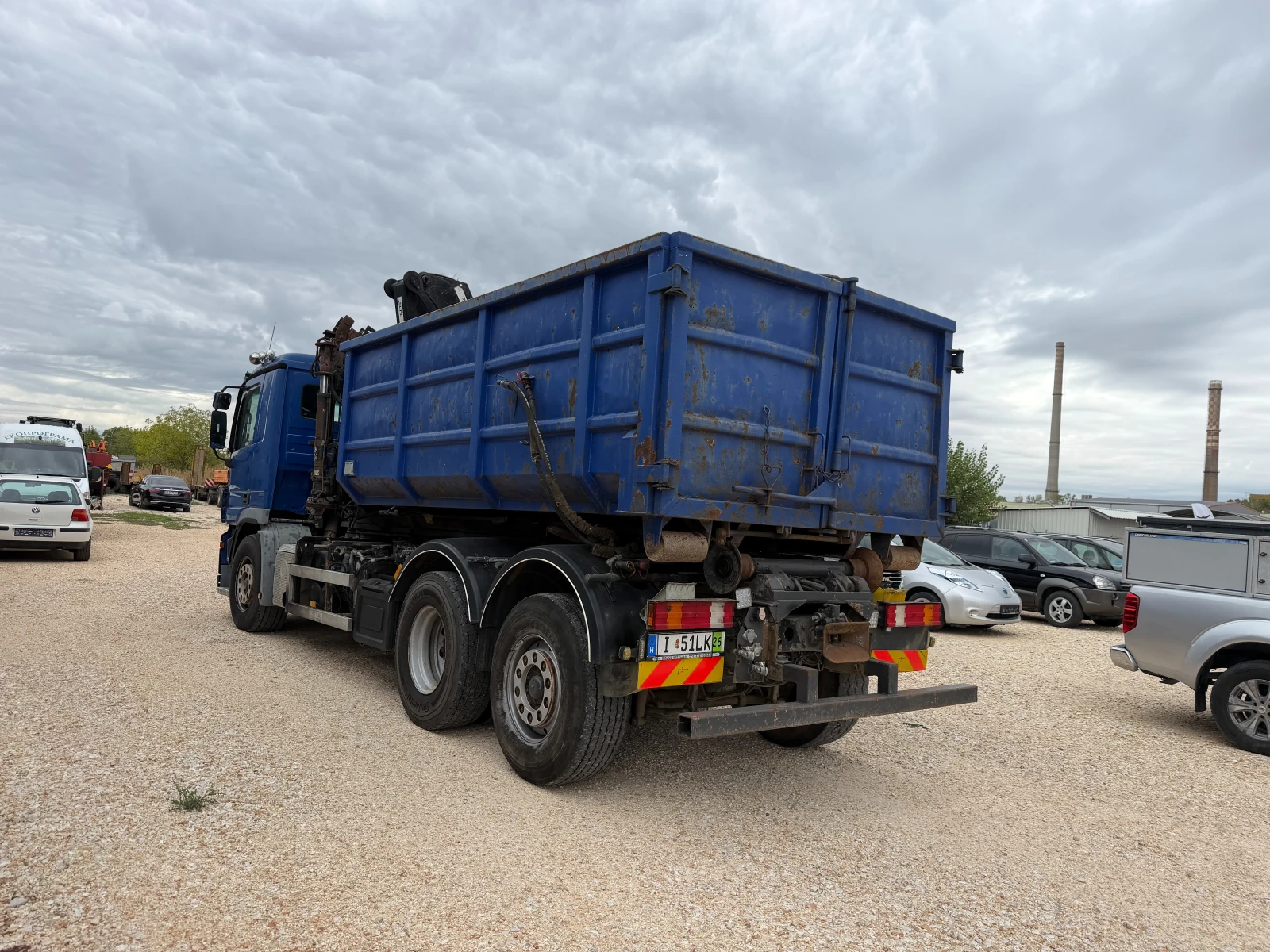 Mercedes-Benz Actros Кран, Мултилифт, Контейнер, Внос, , , , снимка 6 - Камиони - 56055229