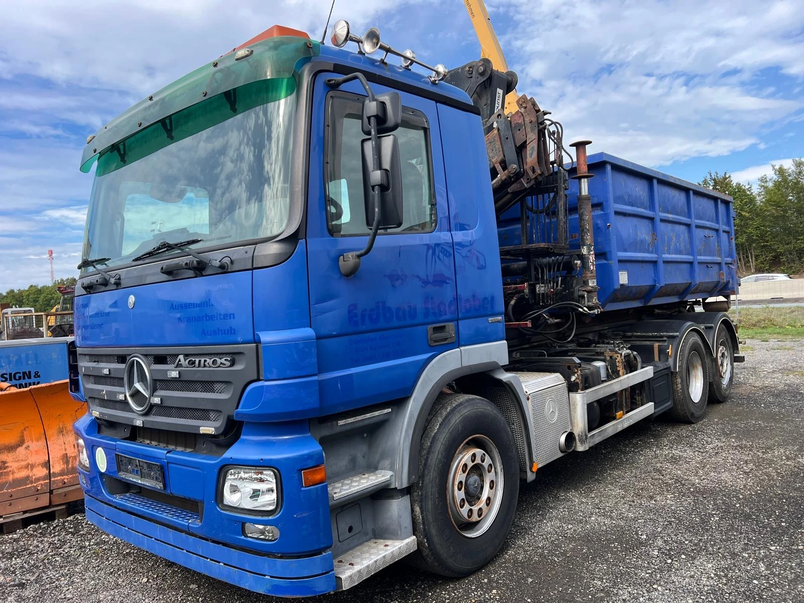Mercedes-Benz Actros Кран, Мултилифт, Контейнер, Внос, , , 