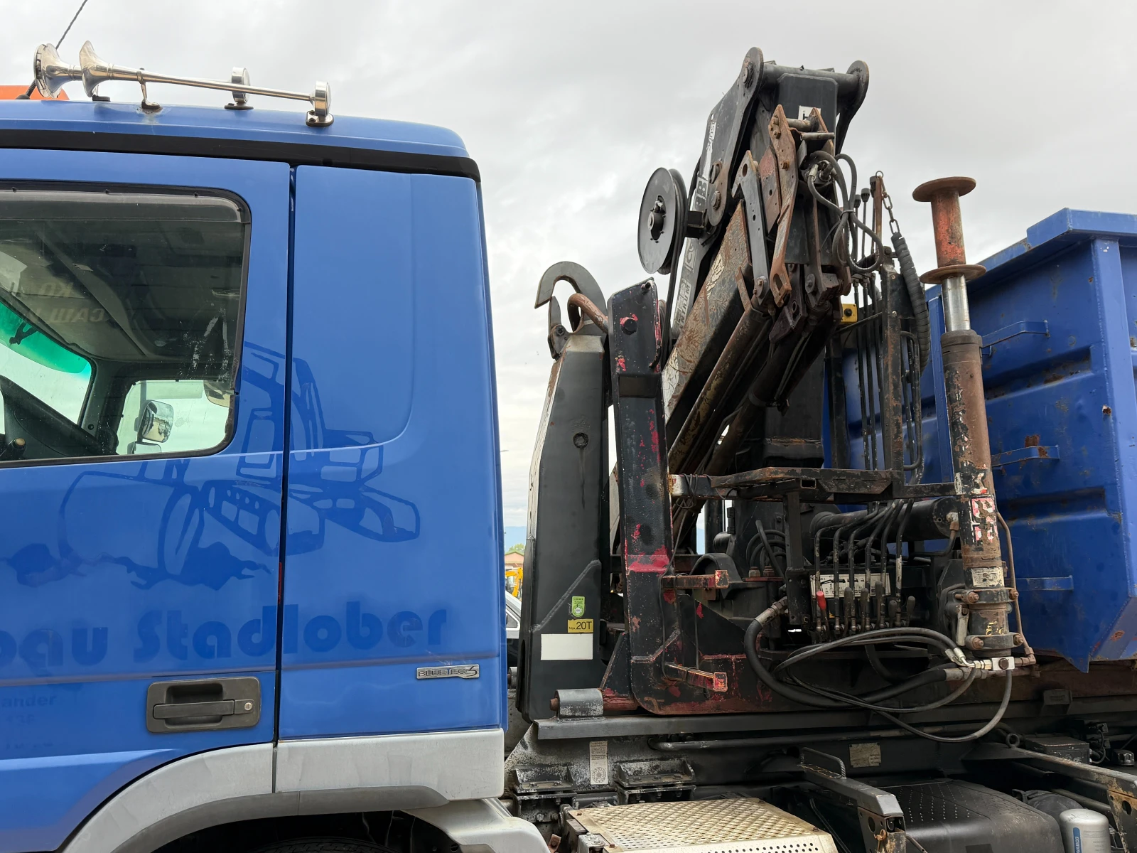 Mercedes-Benz Actros Кран, Мултилифт, Контейнер, Внос, , , , снимка 8 - Камиони - 56055229