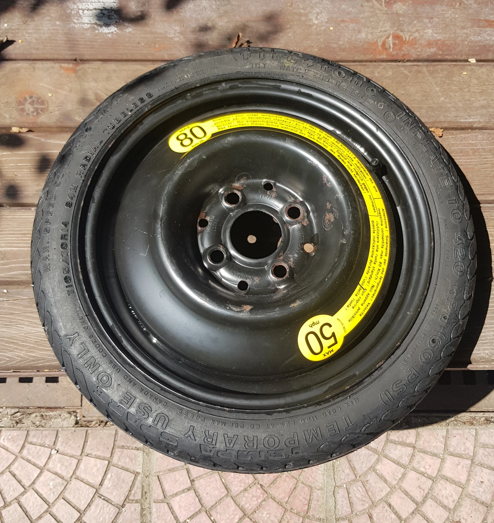 Гуми с джанти Firestone 105/70R14