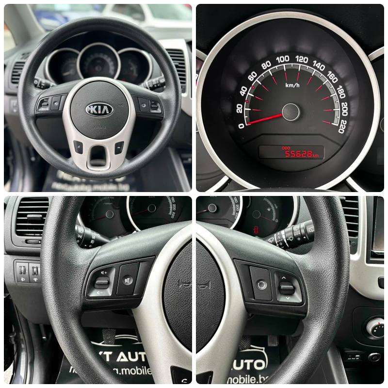 Kia Venga 1.4I 90HP ГАЗ 55, 000KM EURO6B, снимка 13 - Автомобили и джипове - 52011142