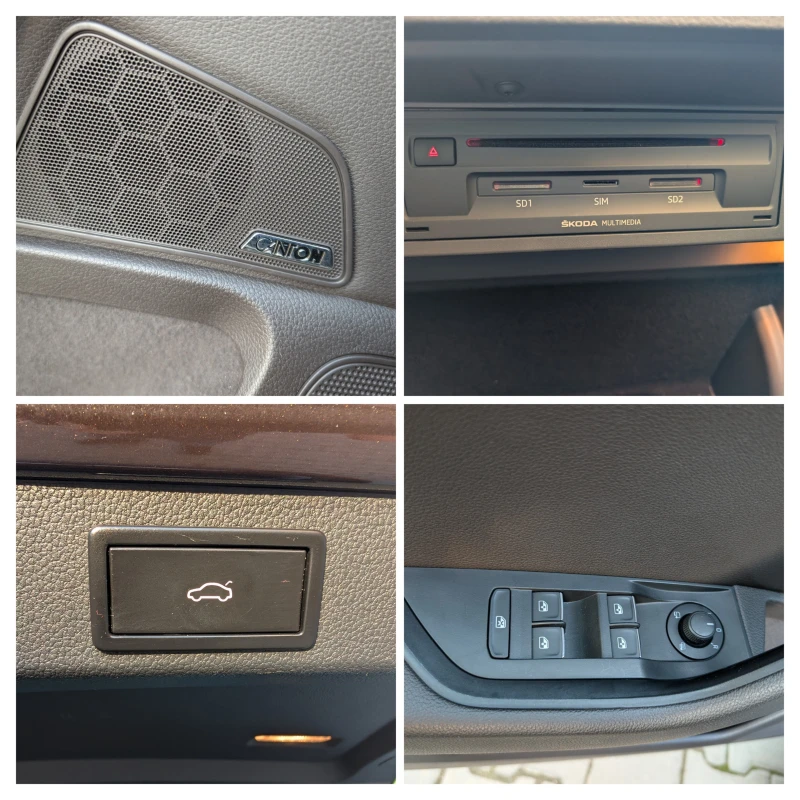 Skoda Superb 2.0TDI 190кс.* L&K* Дистроник* Canton* Keyless, снимка 14 - Автомобили и джипове - 52581934