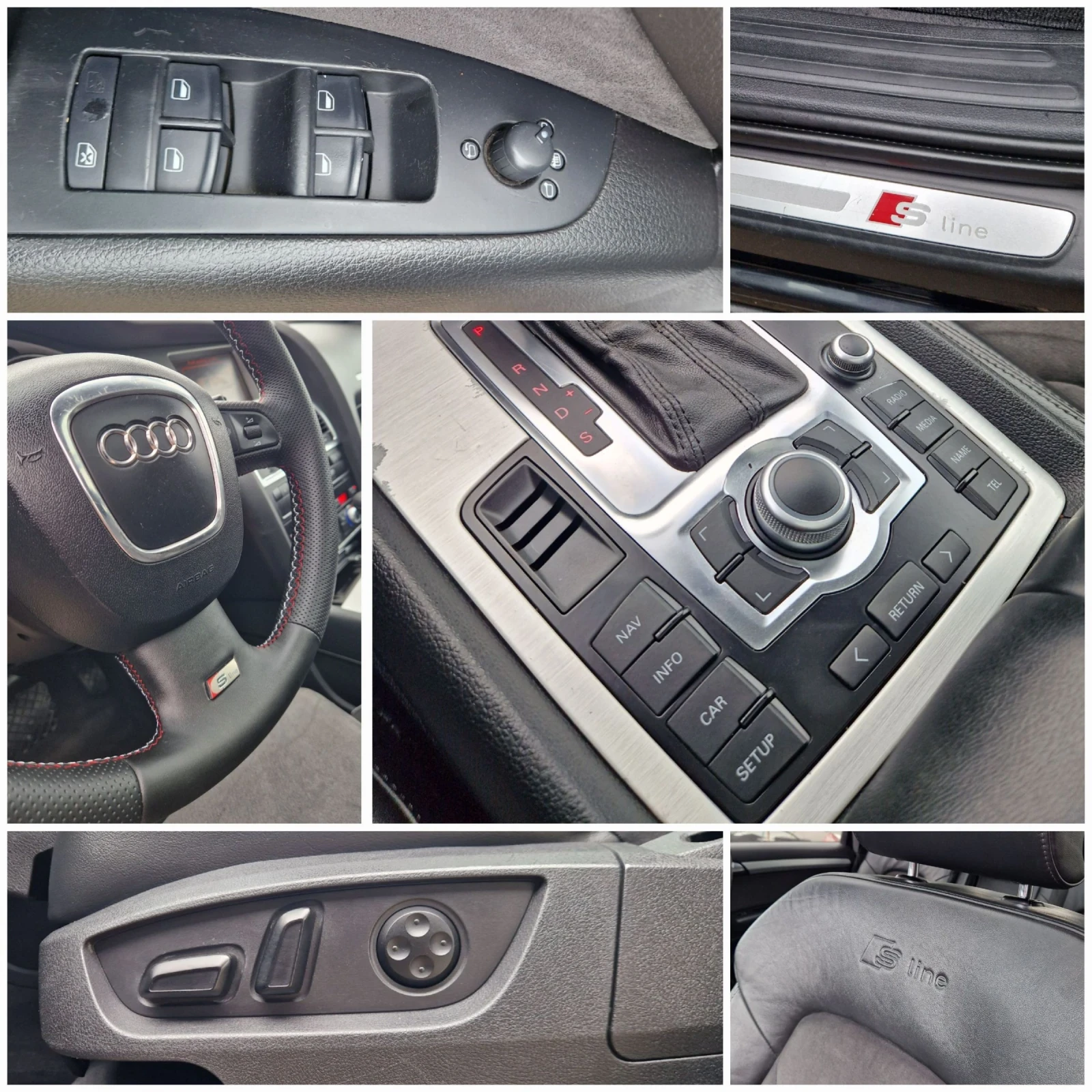 Audi Q7 4.2 ��� / S-LINE / 7-����� / ������ / ������  | Mobile.bg � ����������� 17