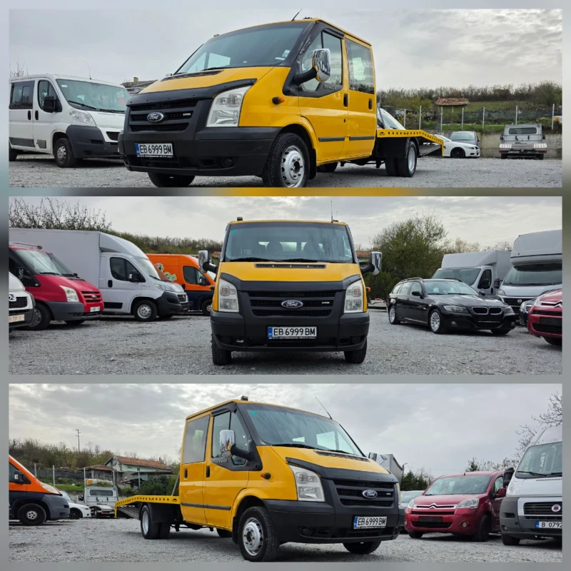 Ford Transit 2.4TDCI 6скорости 5+ 1 категория Б, снимка 9 - Бусове и автобуси - 52448365