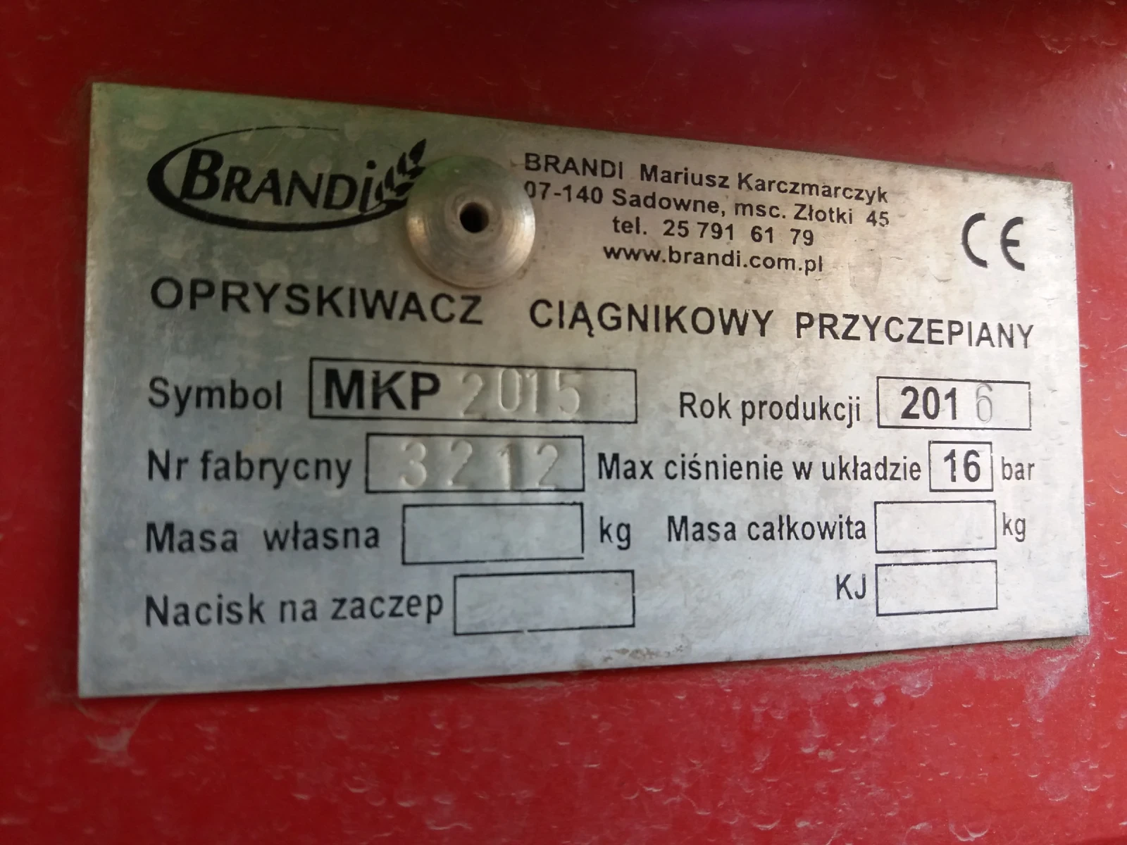 Пръскачка Brandi, снимка 7 - Селскостопанска техника - 54104685