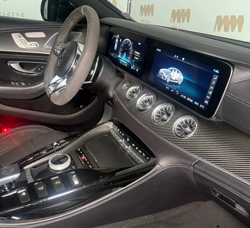 Mercedes-Benz AMG GT 63s* 4Matic* HuD* Carbon* Burmester* Ceramic, снимка 10 - Автомобили и джипове - 51368087