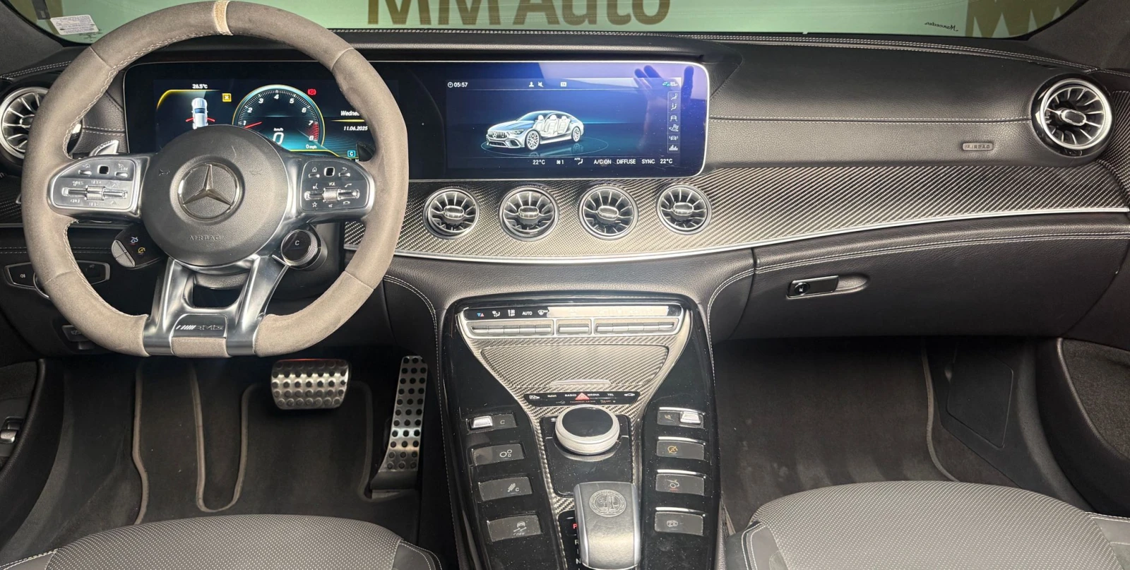 Mercedes-Benz AMG GT 63s* 4Matic* HuD* Carbon* Burmester* Ceramic | Mobile.bg   12