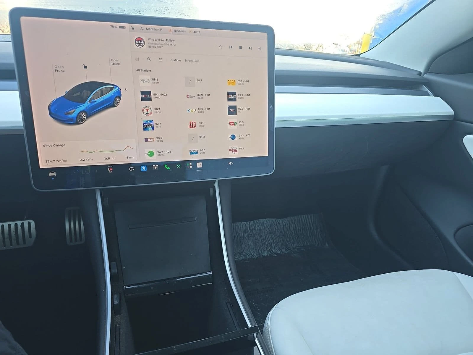 Tesla Model 3 LONG RANGE/ПОДГРЕВ/, снимка 15 - Автомобили и джипове - 56645858