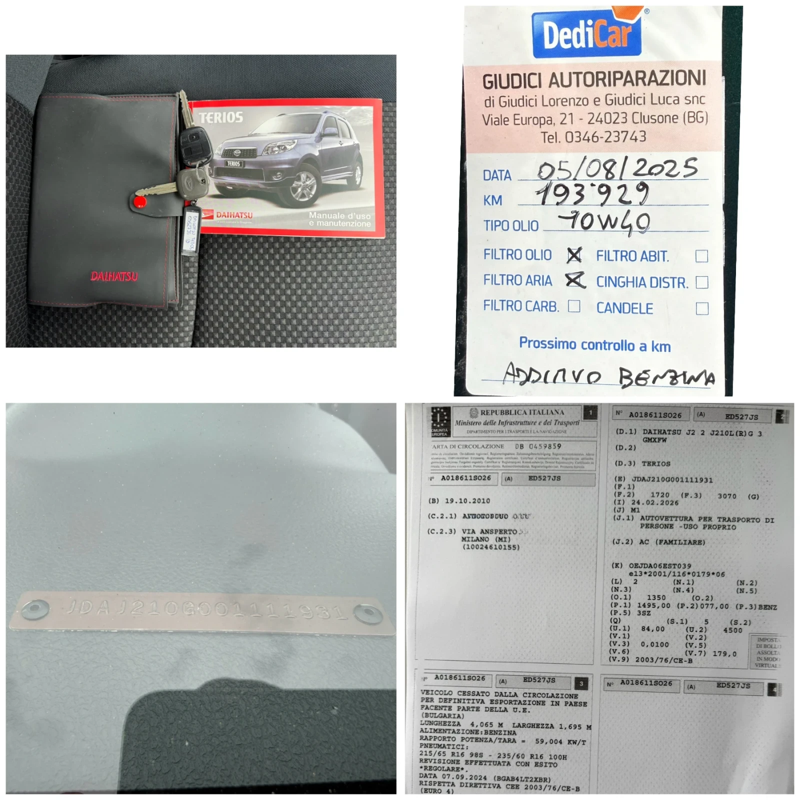 Daihatsu Terios 1.5i-4x4-TOP-NEW-KLIMATRONIK-203.000km-PERFEKT, снимка 16 - Автомобили и джипове - 54071193