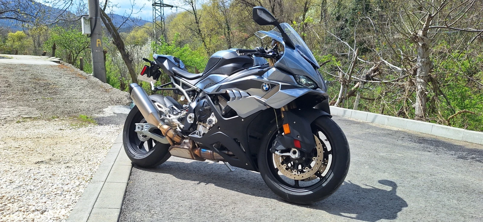 BMW S S1000RR BLUE STONE METALLIK, снимка 2 - Мотоциклети и мототехника - 54598729