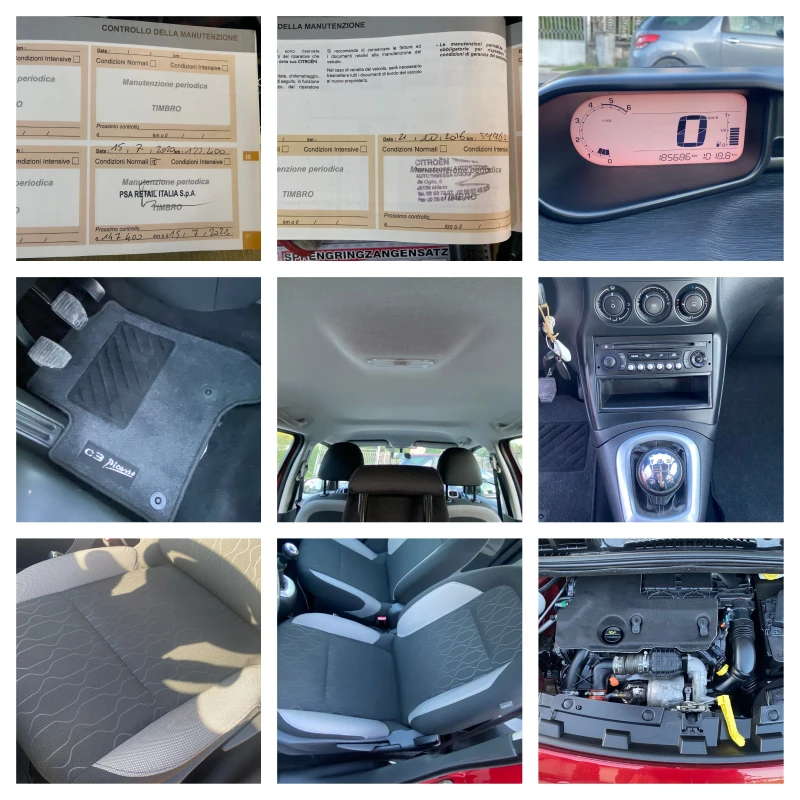 Citroen C3 Picasso 1.6HDI-92k.s-12.2014g-EURO5B-FACELIFT-LED, снимка 14 - Автомобили и джипове - 47347317