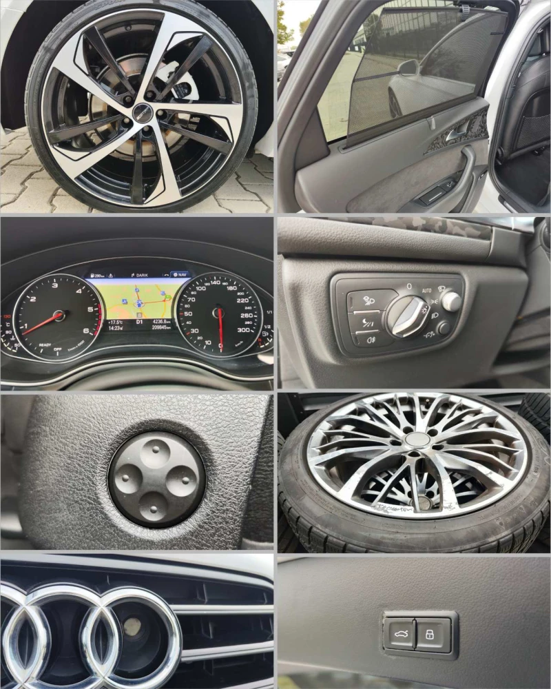 Audi A6 * 3.0 DIESEL* MATRIX* QUATTRO* 272 KC* PANORAMA* F, снимка 17 - Автомобили и джипове - 52137067