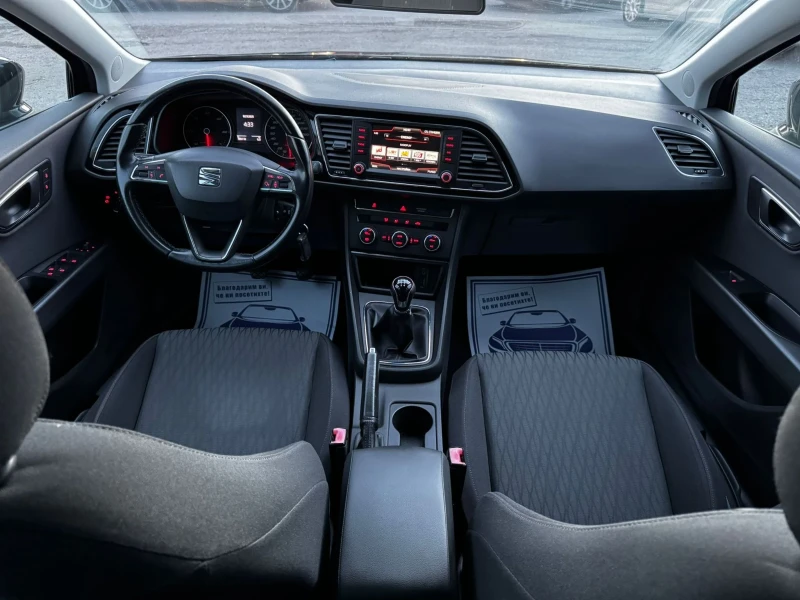 Seat Leon 1.6TDI, EURO 6, FACELIFT , снимка 11 - Автомобили и джипове - 52531201