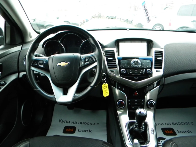 Chevrolet Cruze 1.7CDTI-6ck* FACE LIFT* NAVI-КОЖА* KATO НОВ* EURO5, снимка 14 - Автомобили и джипове - 52680348