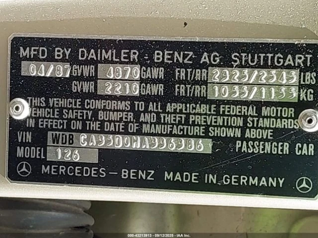 Mercedes-Benz 420 SEL - изображение 9