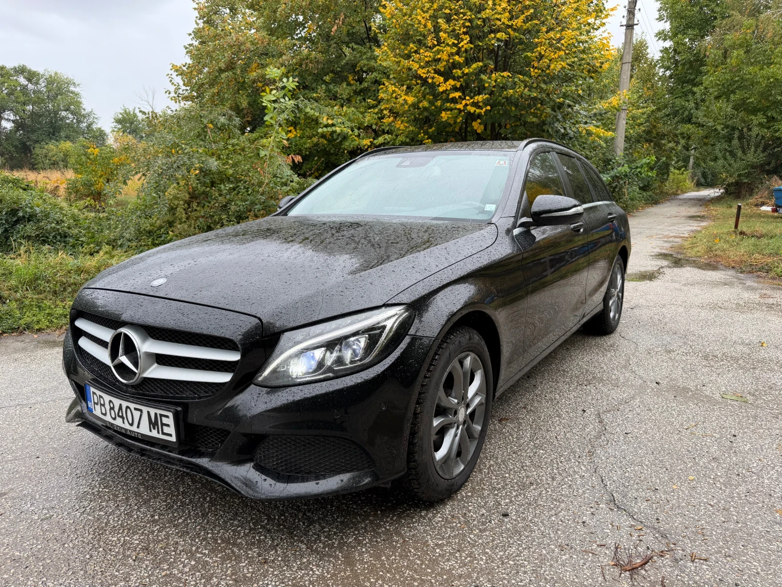 Mercedes-Benz C 220 2.2CDI Авто 170кс Лед Нави Камера Подгрев 2015г 