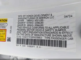 Honda Accord 1.5L I-4 DI, DOHC, VVT, TURBO, 192HP Front Wheel D - 30300 лв. - 93347939 14