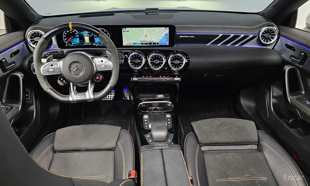 Mercedes-Benz CLA 45 AMG S* 4MATIC* CARBON* HEAD UP* ПОДГРЕВ* КАМЕРА* HUD, снимка 11 - Автомобили и джипове - 55084693