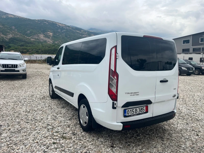 Ford Transit Custom 9 МЕСТА ФУЛ ЕКСТРИ ЗА ЦЕНИТЕЛИ 6 СК ЕВРО 6, снимка 4 - Бусове и автобуси - 51204323