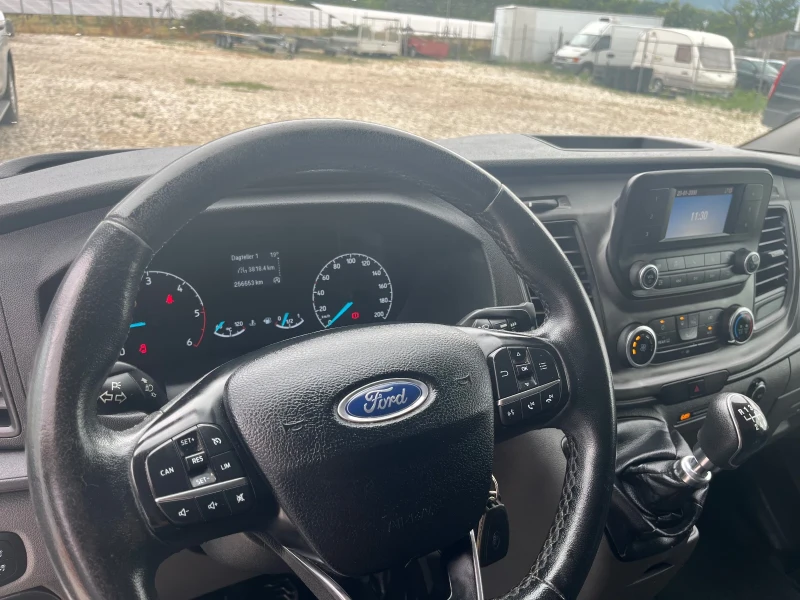 Ford Transit Custom 9 МЕСТА ФУЛ ЕКСТРИ ЗА ЦЕНИТЕЛИ 6 СК ЕВРО 6, снимка 12 - Бусове и автобуси - 51204323