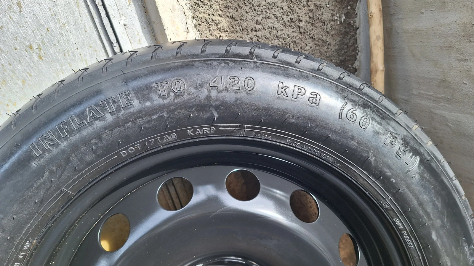 Гуми с джанти Goodyear 165/90R18, снимка 6 - Гуми и джанти - 53623527