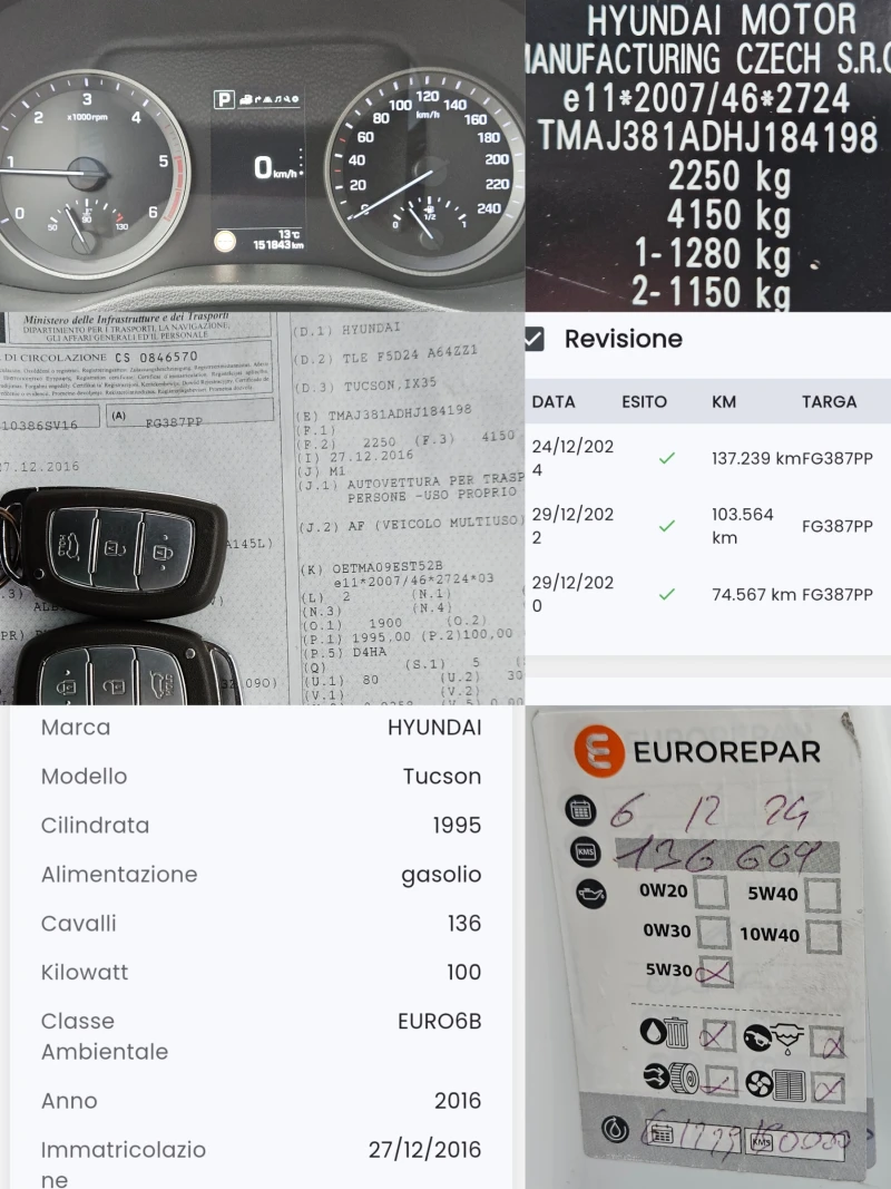 Hyundai Tucson 2.0CRDI/4X4/КАМЕРА/ПОДГРЕВ/LED/NAVI/БЛУТУТ/EURO6B, снимка 12 - Автомобили и джипове - 53491981