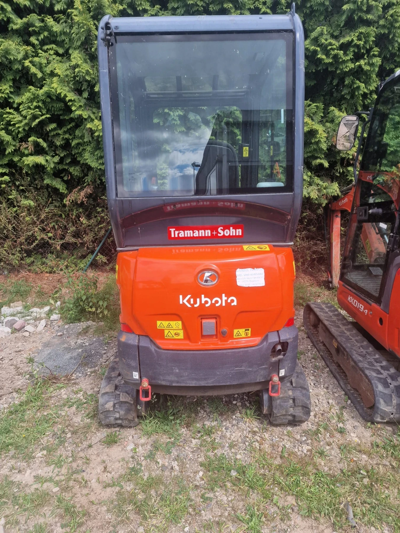 Багер Kubota KX-18, снимка 5 - Индустриална техника - 53867964
