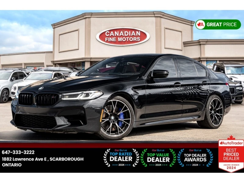 BMW M5 COMPETITION AWD 2021* CARFAX* АВТОФИНАНСИРАНЕ* 